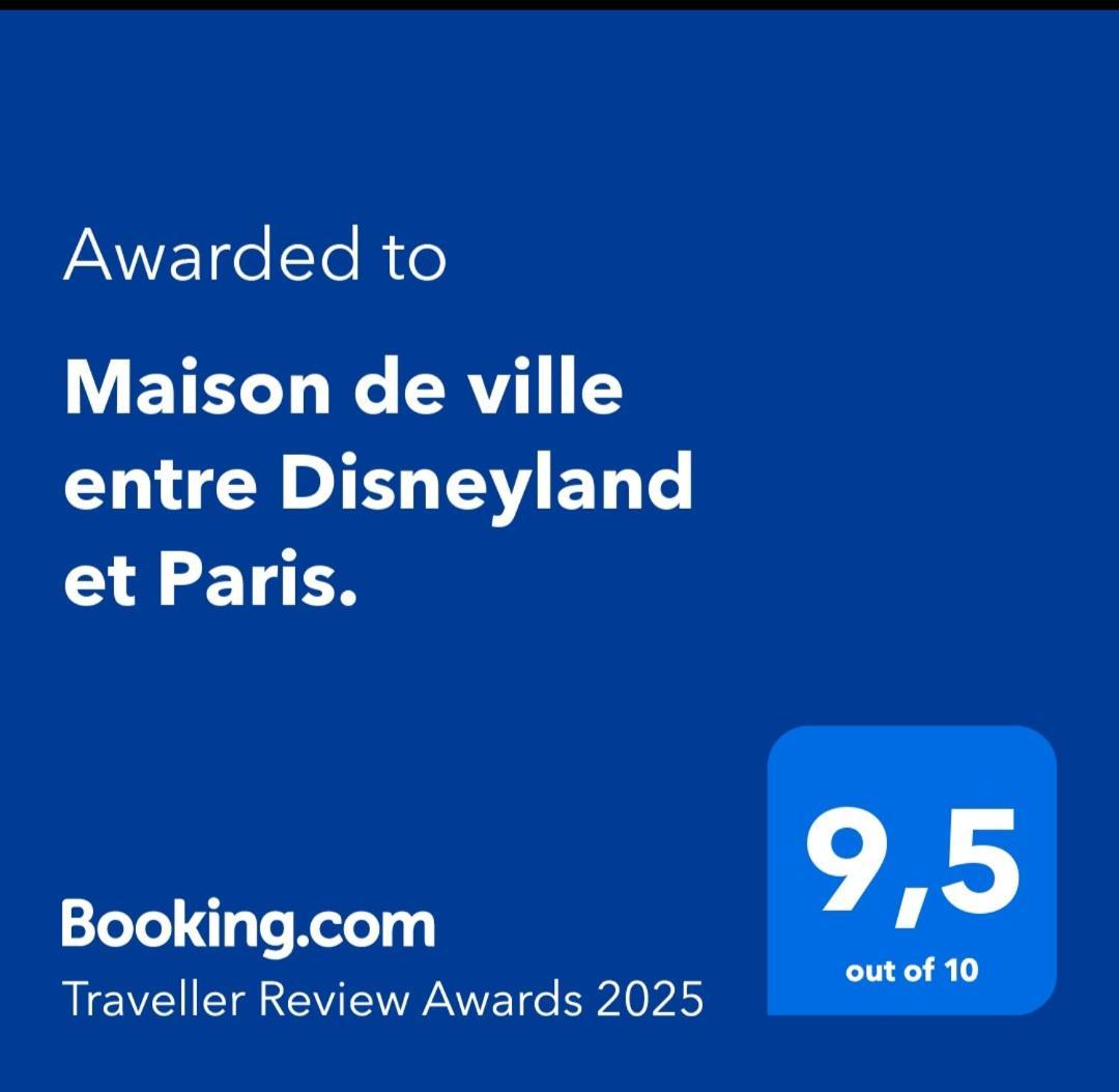Maison De Ville Entre Disneyland Et Paris. Lagny Eksteriør billede